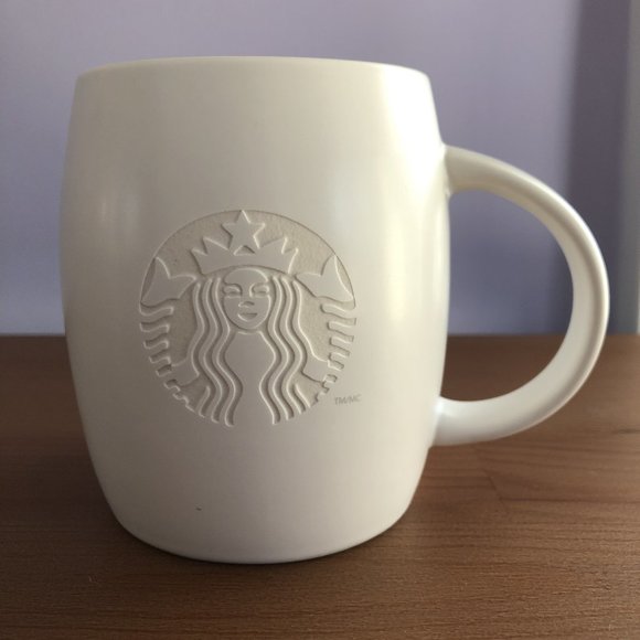 Starbucks Embossed Siren Logo Mug 2011